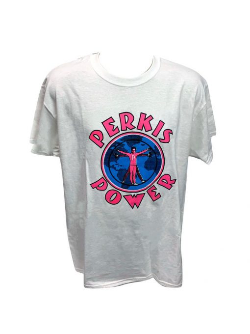 Perkis Power T-Shirt Camper White Halloween Costume Movie Camp Hope Gerald Garner I'm Perkisizing Tony Perkis Tee Shirt Gift 90s Group