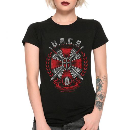 Resident Evil U.B.C.S. Umbrella Corporation T-Shirt, Men's and Women's Sizes