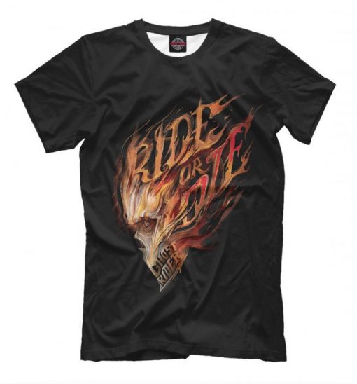 Ride or Die Graphic T-Shirt, Biker Tee, Men's Women's All Sizes