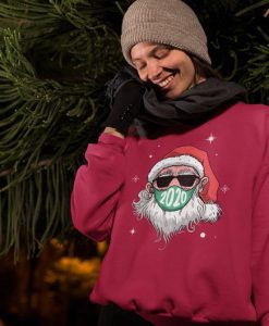 Santa Christmas Mask Sweater, Christmas Sweatshirt