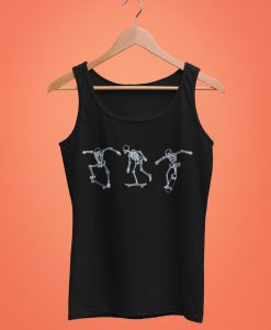 Skeleton Skeatboarding Tank Top