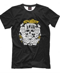 Skillet Graphic T-Shirt, Skull Rock Tee, Men's Women's All Sizes