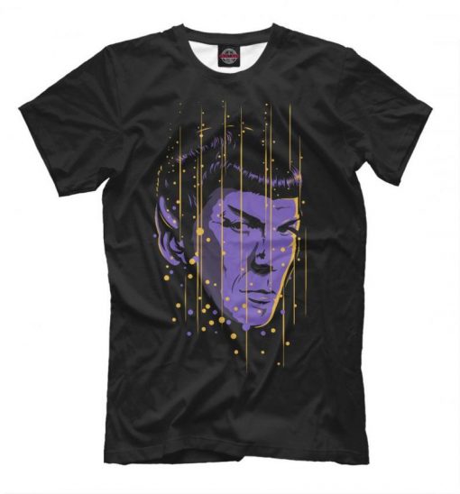 Spock Star Trek T-Shirt, Geek TV Series Tee, Men's Women's All Sizes