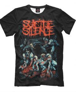 Suicide Silence Graphic T-Shirt, Rock Tee Unisex