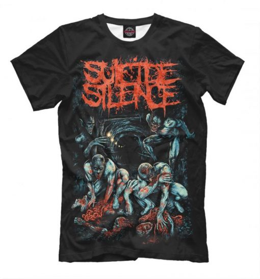 Suicide Silence Graphic T-Shirt, Rock Tee Unisex