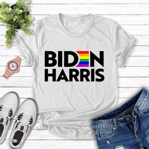 Vote Biden Harris President Lgbt Pride Flag Joe Kamala Tshirt,Joe Biden Supporter Anti Trump Shirt,2020 Rainbow Pride LGBT Shirt