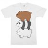 We Bare Bears White T-Shirt