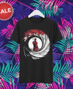 007 Deadpool James Bond Super Spy Assassin Marvel ND019 Black T-Shirt