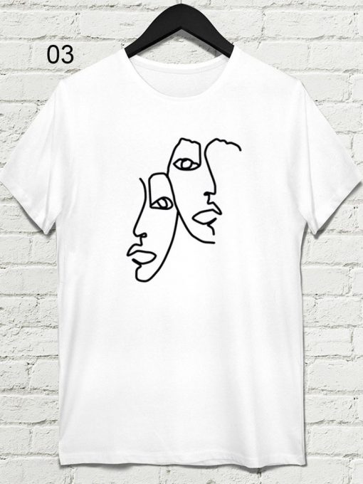 Abstract Face t-shirt