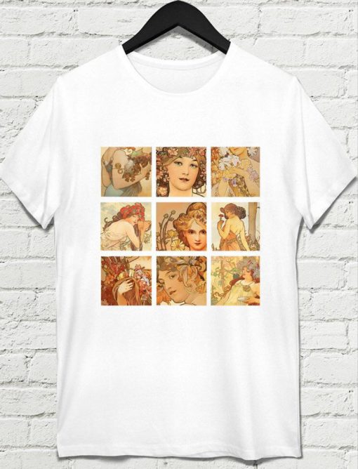 Alphonse mucha shirt,Art t-shirt,Mucha t-shirt