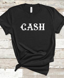 CASH shirt- Johnny Cash Shirt- Vintage Rock shirt- Vintage Country shirt