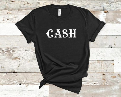 CASH shirt- Johnny Cash Shirt- Vintage Rock shirt- Vintage Country shirt