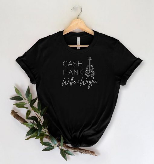 Cash Hank Willie Waylon Tshirt