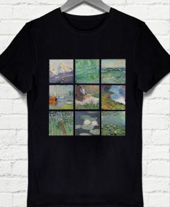 Claude Monet shirt,Art t-shirt,Monet t-shirt