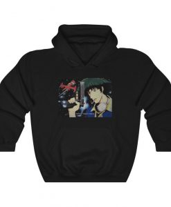 Cowboy Bebop Hoodie, Whatever happens, happens, anime hoodie, aesthetic hoodie, anime aesthetic, japanese hoodie, Spike Spiegel