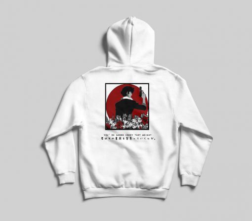 Cowboy Bebop Hoodie, You're Gonna Carry That Weight, anime, aesthetic ,Spike Spiegel, Faye Valentine Shirt, japanese, Anime quote, Unisex Back