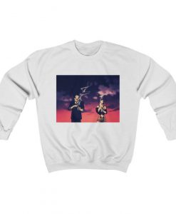 Cowboy Bebop Spike Spiegel and Faye Valentine Smoking UNISEX Sweatshirt