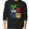 Cowboy Bebop Squad Minimalist Colorful Silhouette Anime Retro Inspired Sweatshirt