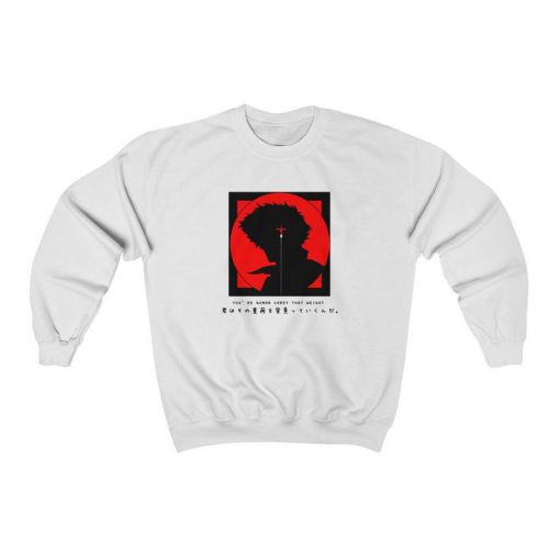 Cowboy Bebop Sweatshirt, You're Gonna Carry That Weight, anime, aesthetic ,Spike Spiegel, Faye Valentine, japanese, Anime quote, Unisex