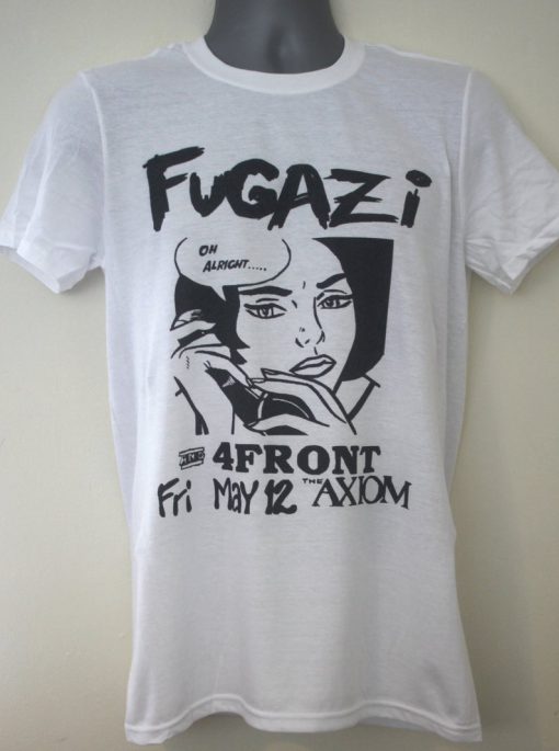 Fugazi T-shirt old gig flyer