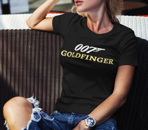 James Bond, 007, Goldfinger shirt, Gifts for him, Gifts for her, Unisex