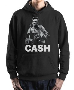 Johnny Cash Middle Finger Hoodie