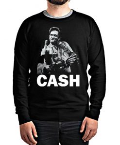 Johnny Cash Middle Finger Sweatshirt