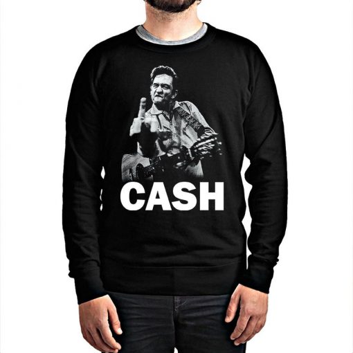 Johnny Cash Middle Finger Sweatshirt