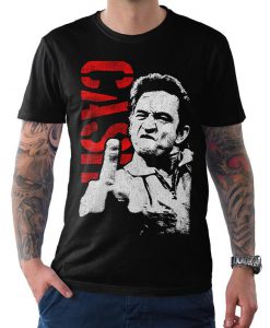 Johnny Cash Middle Finger Vintage T-Shirt