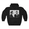 Johnny Cash Mug Shot Hoodie, Country Singer, Mens and Womens Hoodie