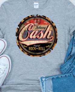 Johnny Cash - Retro Themed Tshirt