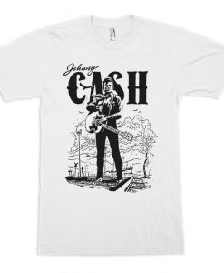 Johnny Cash T-Shirt, Legend of Rock and Roll Tee, Women's and Men's Sizes