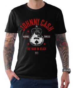 Johnny Cash The Man In Black 1971 T-Shirt