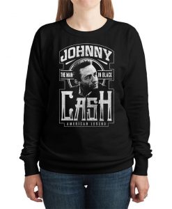 Johnny Cash The Man in Black Vintage Sweatshirt