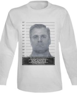 Kenny Rogers Famous Sports Star Mugshot Police Department Sweatshirt