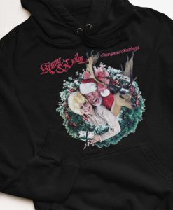 Kenny Rogers Once Upon A Christmas- Funny Christmas Hoddie Shirt - Musicians Fans - Dolly Parton For Men and Women