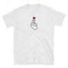 Kpop Finger Heart Short-Sleeve Unisex T-Shirt