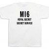 MI6 British Secret Service James Bond SIS Spy t shirt