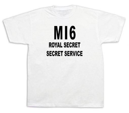 MI6 British Secret Service James Bond SIS Spy t shirt