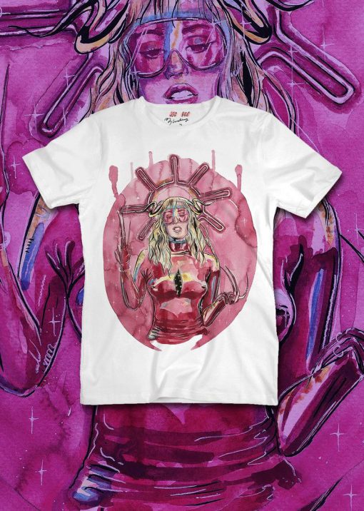 Miley Cyrus (inspired) - T-Shirt - She is coming