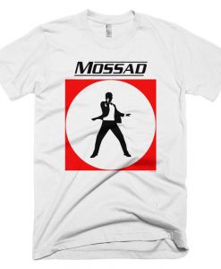 Mossad Stand Off T-Shirt - James Bond 007 inspired tee gunshot