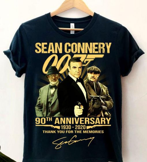 RIP The First James Bond Actor 007 SEAN CONNERY Shaken Not Stirred Best 1st James Bond Actor Film Of All Time Unisex Trending T Shirt