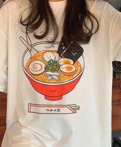 Ramen Noodle T-Shirt,Kawaii,Harajuku