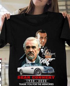 Sean Connery 007 Shirt, Sean Connery Bond, 007 Sean Connery Shirt 1930 2020 Movie Memories Tshirt, James Bond Gifts, James Bond 007 Tee