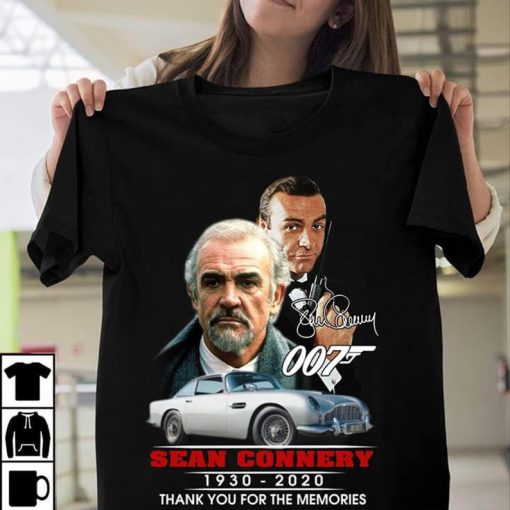 Sean Connery 007 Shirt, Sean Connery Bond, 007 Sean Connery Shirt 1930 2020 Movie Memories Tshirt, James Bond Gifts, James Bond 007 Tee