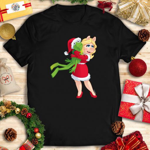 The Muppets Kermit Miss Piggy Christmas Shirt, The Muppets , Kermit the Frog, Miss Piggy, Fozzie Bear, Christmas Movie, Merry christmas