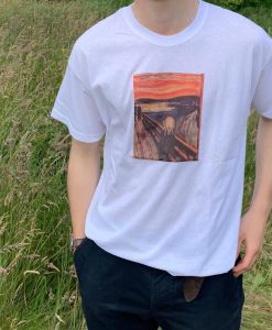 The Scream Vintage Aesthetic Art Tshirt