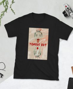 Tongue Out - Miley Cyrus Awesome Short-Sleeve - Unisex T-Shirt - Crazy Vibes