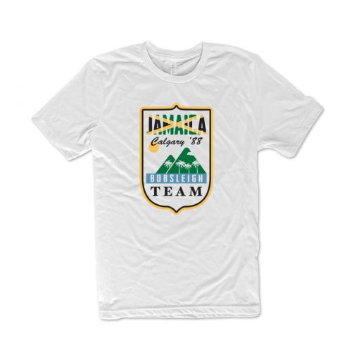 Vintage 90's Jamaica Bobsled Team 88 Calgary Games Premium T shirt