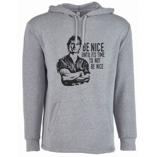 Vintage Dalton Be Nice HOODIE 90s Movie Hooded Sweatshirt Patrick Swayze